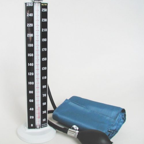 A mercury sphygmomanometer